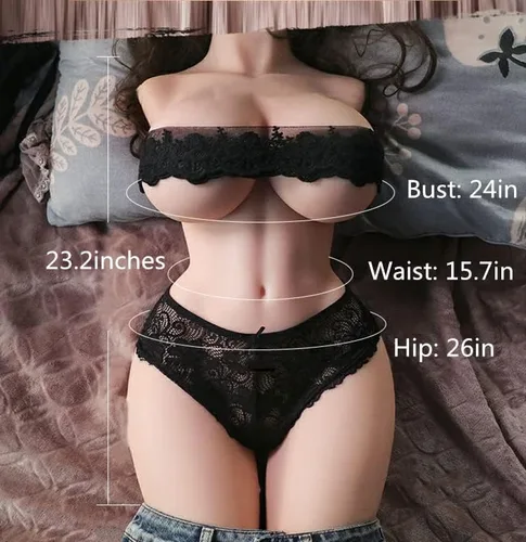 Miniatura 4 de Muñeca sexual realista de 19.8 libras/19.8 lbs, masturbador masculino con pechos grandes realistas, culo de coño, masturbador masculino, juguete