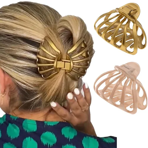 Miniatura 12 de Camila Paris CP3050 - Pinza para el pelo de pulpo francés, pinzas grandes para cabello grueso, pinza de pelo grande para cabello largo, pinzas