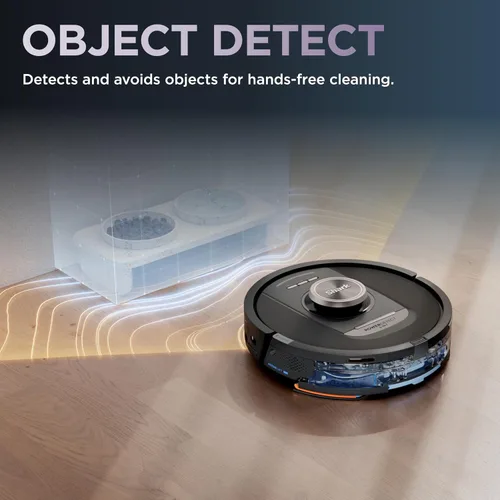 Miniatura 9 de Shark PowerDetect NeverTouch, Autovaciado y Autollenado, Robot Aspirador y Mopa sin Bolsa, Capacidad de Suciedad de 30 Días, Base HEPA, Tanque