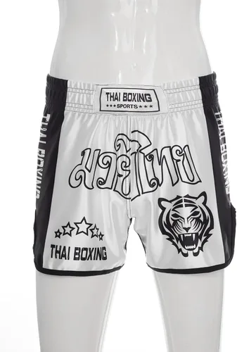 Miniatura 3 de Aiihoo Pantalones cortos de Muay Thai para niños, boxeo, kickboxing, artes marciales, artes marciales, entrenamiento de artes marciales, tronco