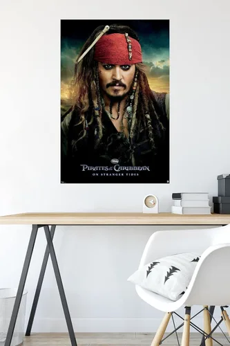 Miniatura 4 de Trends International Disney Pirates of the Caribbean: On Stranger Tides - Póster de pared de una hoja, 22.375 x 34 pulgadas, versión premium sin