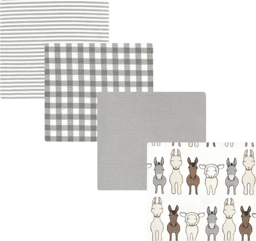 Miniatura 14 de Hudson Baby Mantas unisex de franela de algodón para bebé, calabaza, talla única