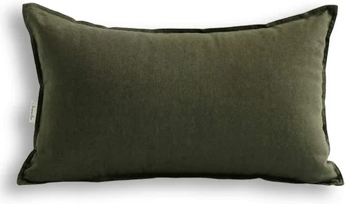 Miniatura 27 de Jeanerlor - Funda de cojín sólida de lino y algodón para decoración, de 18x18 pulgadas, funda de almohada especial para sofá, cama, silla