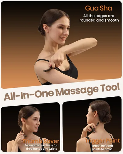 Miniatura 2 de lifechill Herramienta de Masaje de Puntos Gatillo para Alivio del Dolor de Tejido Profundo, Herramienta de Gua Sha y Raspador Muscular para Todo