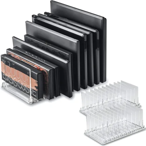 Miniatura 8 de Organizador de maquillaje de Alegory acrílico Paleta con divisores extraíbles 10 espacios se ajusta a todos los tamaños Paleta