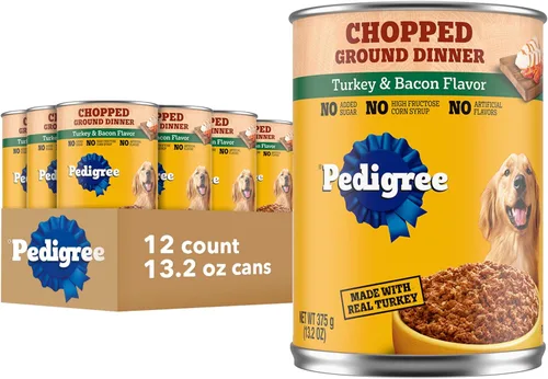 Miniatura 18 de Pedigree Picado molido comida húmeda suave para perros adultos con cena de carne T-Bone, comida enlatada para perros, latas de 13.2 onzas, 12