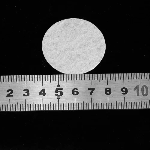 Miniatura 3 de 100 filtros de microdermabrasión, almohadillas filtrantes redondas de algodón, 1.575 pulgadas, eliminación de puntos negros, accesorios