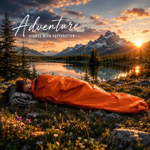 Miniatura 7 de NovaMedic Emergency Sleeping Bag – 84"x36" Thermal Mylar Survival Bivy Sack – Waterproof, Lightweight & Compact Emergency Blanket for Camping