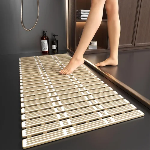 Miniatura 15 de XIYUNTE Alfombrilla de Ducha Antideslizante Antimoho para Personas Mayores - Alfombra de Baño de 68x40cm Alfombrillas de Ducha Antideslizantes