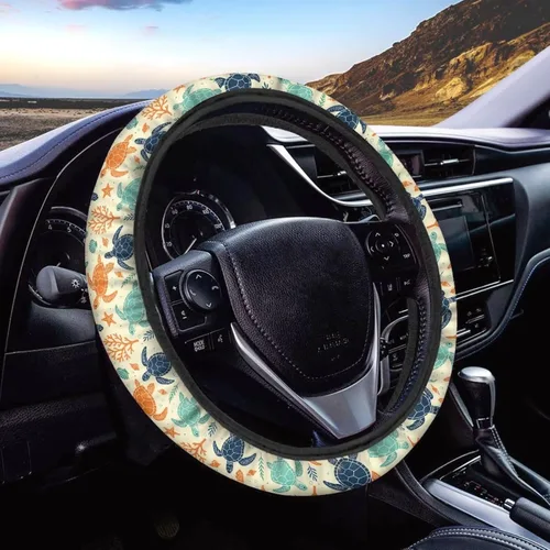 Miniatura 21 de AFPANQZ - Fundas para volante con diseño de nebulosa y galaxia, 14-15 pulgadas, ajuste universal, para la mayoría de los coches, sedanes, SUV