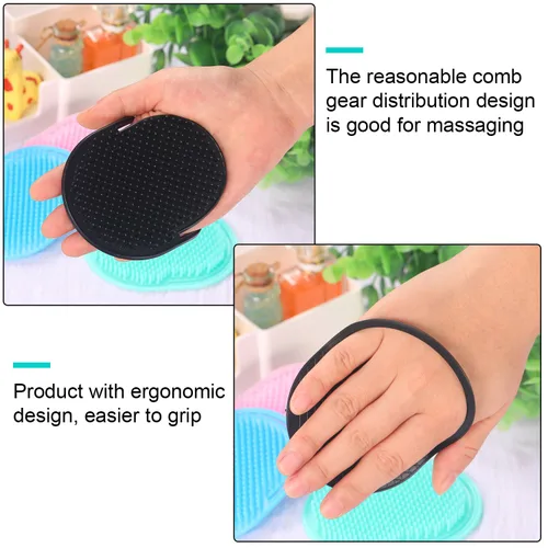 Miniatura 6 de BBTO Peines de palma de bolsillo suaves y portátiles, champú, peine, masajeador de pelo, cepillo de mano para hombres, mascotas, hogar, oficina