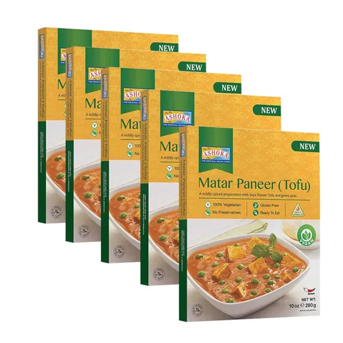 Miniatura 37 de Ashoka Comidas indias tradicionales 1932, curry de verduras mixtas veganas, platos principales listos para comer para microondas, Shahi Navratan