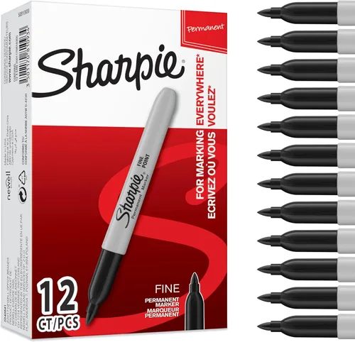 Miniatura 17 de Sharpie Rotulador permanente de punta fina, colores surtidos (paquete de 8)