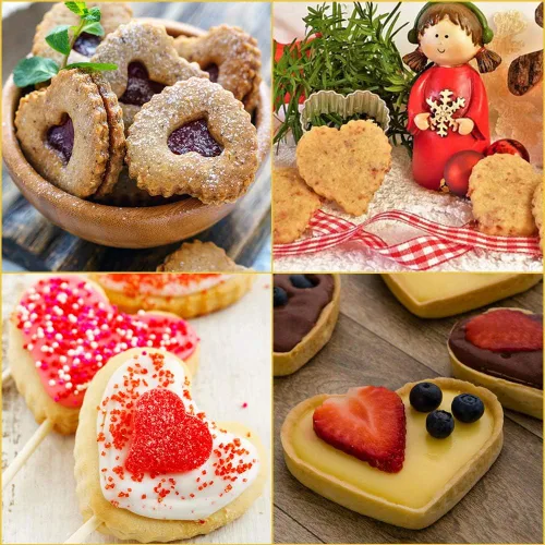 Miniatura 7 de Juego de 6 moldes antiadherentes para quiche en forma de corazón de 4 pulgadas con parte inferior extraíble para tartas, utensilios de quiche
