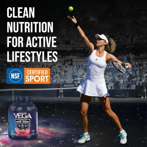 Miniatura 7 de Vega Sport proteina en polvo gusto moca (45 porciones, 67.9 onzas) - Polvo de proteína vegana a base de plantas, BCAA, aminoácidos