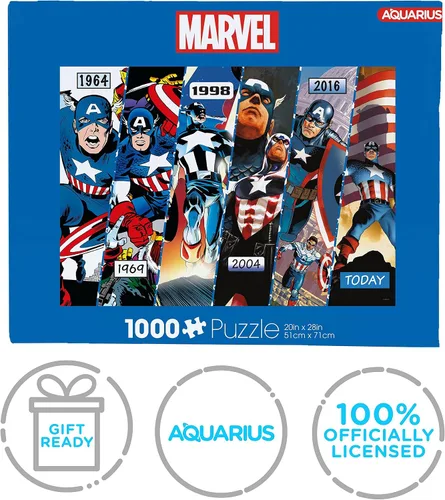 Miniatura 7 de AQUARIUS Marvel - Rompecabezas de 1000 piezas, sin reflejos, ajuste preciso, prácticamente sin polvo de rompecabezas, mercancía y coleccionables