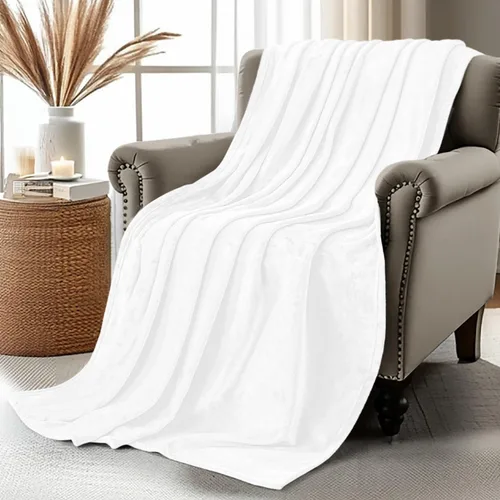 Miniatura 34 de Utopia Bedding Manta de forro polar negro, tamaño individual, ligera, mullida, suave, antiestática de microfibra (60 x 80 pulgadas)