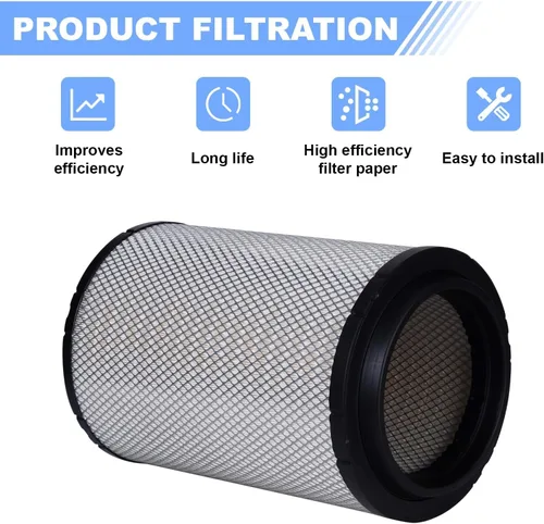 Miniatura 5 de GETOPAUTO P606720 Filtro de aire del motor Compatible con VNL, VN, VNM, VNX, VHD, VAH Reemplaza 21715813, RS4642, P606720, LAF9201