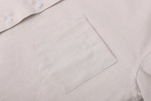 Miniatura 5 de Camisa con botones para mujer de manga larga Oxford camisa de algodón de corte clásico, blusa de trabajo resistente a las arrugas