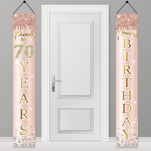 Miniatura 14 de Decoración de cumpleaños número 13 para niñas, cartel de feliz cumpleaños de 13 adolescentes, suministros para fiesta, telón de fondo de cumpleaños