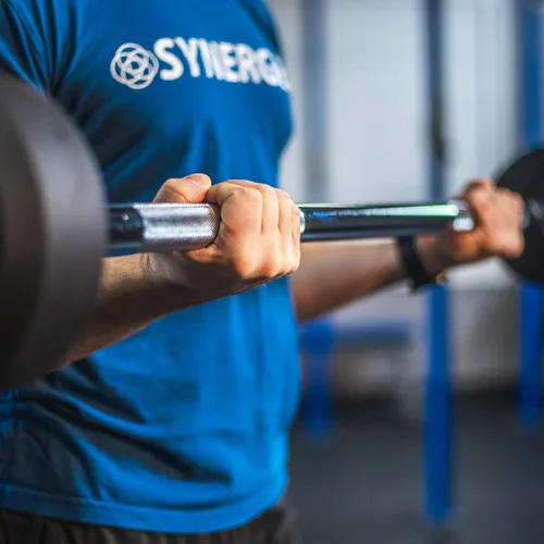 Miniatura 6 de Synergee Fixed Barbell Pre Weighted Straight Steel Bar with Rubber Weights - Fixed