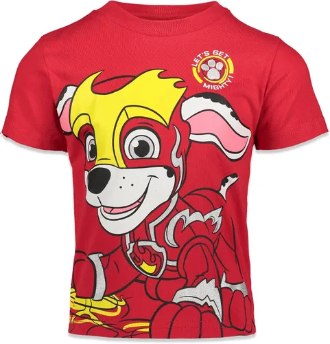 Miniatura 4 de Paw Patrol Chase Marshall Rubble - Paquete de 3 camisetas para niños pequeños a grandes