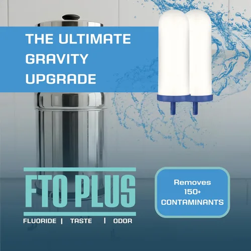 Miniatura 2 de Coldstream FTO Plus - Cartucho de filtro de agua - Fiable para una fácil instalación como reemplazo Berkey - Filtro de gravedad de cerámica