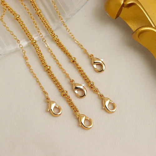 Miniatura 7 de Jean Beau Collares con colgante de piedra dorada para mujer, collar grueso de piedras preciosas colgantes para boda, baile de graduación, joyería
