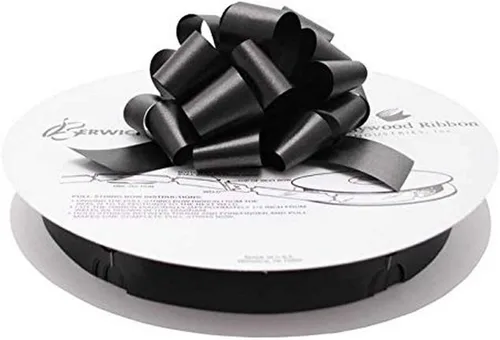 Miniatura 18 de Berwick The Perfect Bow Pull Ribbon, tamaño acabado de 5.5 pulgadas con 20 bucles, verde cítrico, 50 piezas