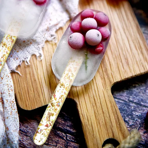 Miniatura 6 de Geiserailie 40 palitos acrílicos para tartas reutilizables para espejo, palitos de helado, mini paletas de hielo, moldes para hacer manualidades