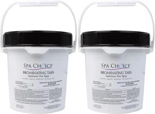 Miniatura 9 de SpaChoice Pestañas de bromación prémium de 1.5 libras para spas, tabletas de bromo para bañera de hidromasaje, fabricado en Estados Unidos
