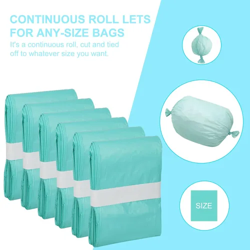 Miniatura 2 de Paquete de 6 recambios de forro de pañales para adultos compatibles con Janibell Akord 280 Slim Model Adult Diaper System, verde, ligeramente