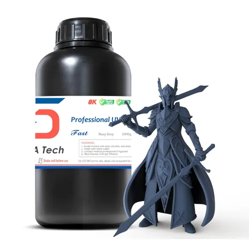 Miniatura 18 de Siraya Tech Resina de impresora 3D rápida similar a ABS de 405 nm, curado UV, no frágil, alta precisión, líquido de impresión 3D, resina