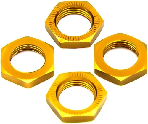 Miniatura 2 de 4pcs 17mm Wheel Hex Nuts Mount 4pcs for RC 1/5 TRAXS X-maX 77086-4 HSP RC Car - (Color: 4pcs)