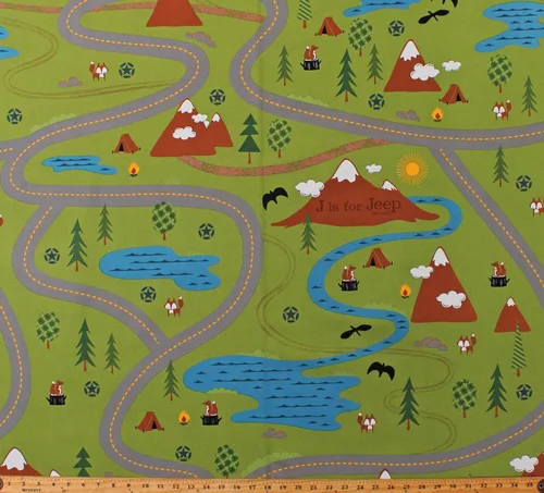 FlashPhoenix Tela de costura de calidad: la lona J es para lona ligera de campamento de Jeep, 100% algodón, tamaño de tela de 36 x 44 pulgadas por