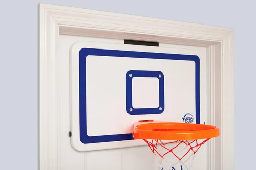 Miniatura 11 de Duncan Toys VersaHoop - Kit de aro XL de minibasket para uso en interior/exterior, aro de gran tamaño, pelota duradera, gancho de puerta, juego