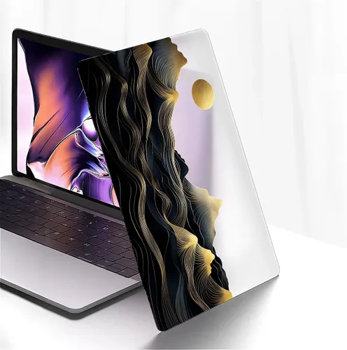 Miniatura 2 de Compatible con MacBook Air 13.3 pulgadas A1466/A1369, carcasa rígida de plástico para Mac Air 13.3 con Touch ID (2010-2017), montañas negras