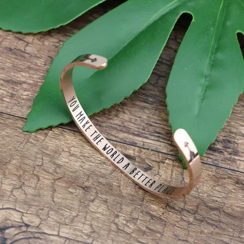 Miniatura 4 de JoycuFF Pulseras para mujer, regalo de Navidad, cumpleaños, Acción de Gracias, para madre, momia, acero inoxidable, regalo significativo para mamá