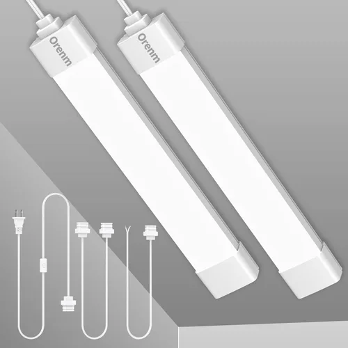 Miniatura 11 de Luz LED para Armario de 1.4 pies y 17 pulgadas, con enchufe, Luz de Techo para Tienda enlazable de 16 W, 1700 LM, 5000 K, IP65 con Interruptor
