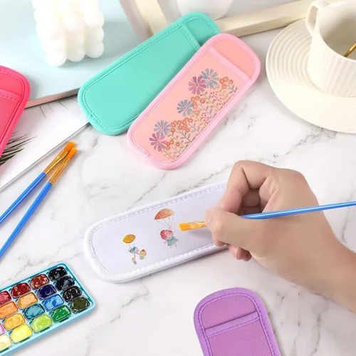 Miniatura 4 de JANYUN Paquete de 24 bolsas reutilizables para paletas de hielo, fundas anticongelantes (multicolor)