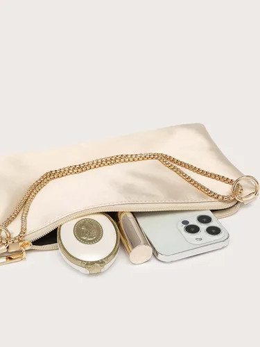 Miniatura 3 de Verdusa Bolso de noche de satén para mujer, bolso de hombro