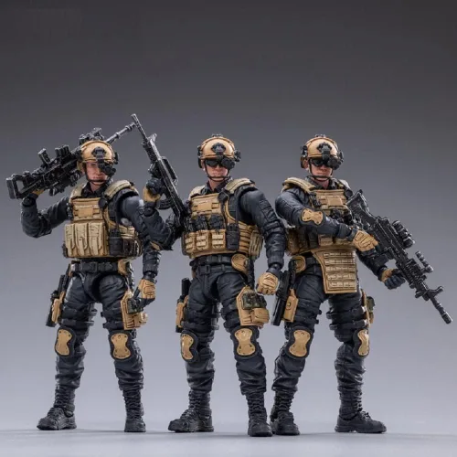Miniatura 6 de Pipigirl Figuras de acción de soldado de 1/18, 4 pulgadas, militares del segundo ejército, soldado de caballería, kits de modelos de soldado