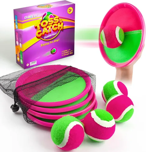 Juguetes al aire libre para niños, juego de tirar y atrapar, patio exterior, campamento, playa, piscina, juegos para niños y niñas de 3, 4, 5, 6, 7,
