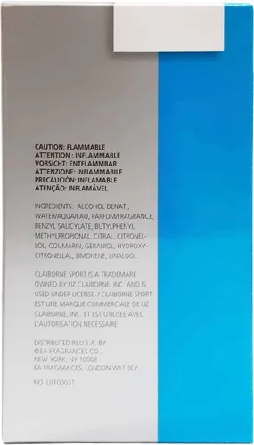 Miniatura 2 de Colonia deportiva Claiborne de LIZ CLAIBORNE 3.4 oz Colonia Spray para hombres