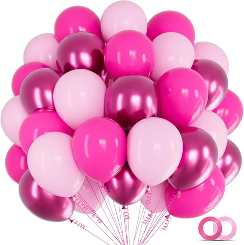 Miniatura 10 de 68 globos azules metálicos, kit de globos azul cromado de 12 pulgadas, globos de látex azul marino perla claro macarrón para decoración