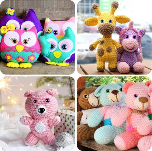 Miniatura 7 de UPINS 180 piezas de 10-20 mm de ojos y narices de seguridad grandes con arandelas para ojos de animales de peluche amigurumi, ojos de muñeca