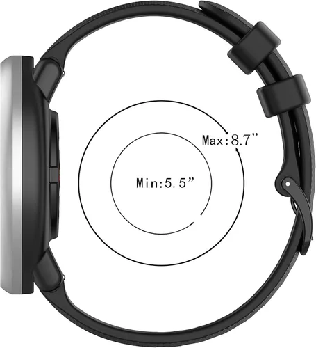 Miniatura 2 de E ECSEM Correas compatibles con Willful SW021 SW020 ID205 ID205L Correa de reloj de goma suave pulsera de ajuste rápido para accesorios de banda