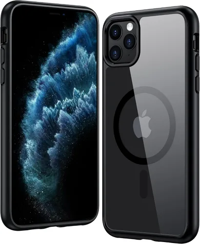Miniatura 1385 de FNTCASE Funda para iPhone 13 Pro-Max: Fundas magnéticas transparentes compatibles con Magsafe Slim anti amarillamiento protección contra caídas