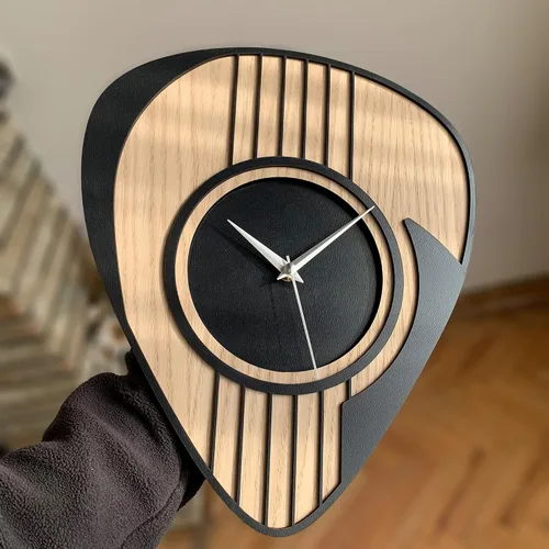 Miniatura 4 de goodtime Reloj de guitarra de madera, regalo de músico, reloj para hombres, regalo de guitarra, decoración de cueva de hombre, decoración de sala
