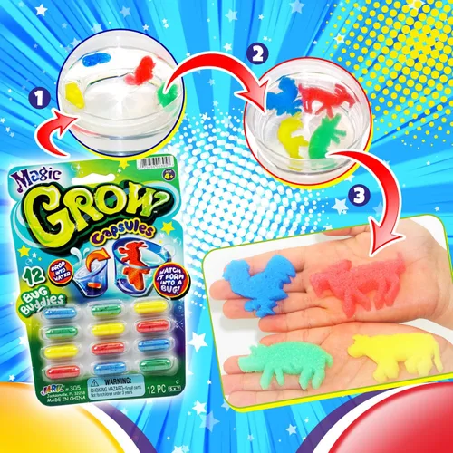 Miniatura 5 de JA-RU Magic Grow, 18 cápsulas, animales marinos, paquete de 1
